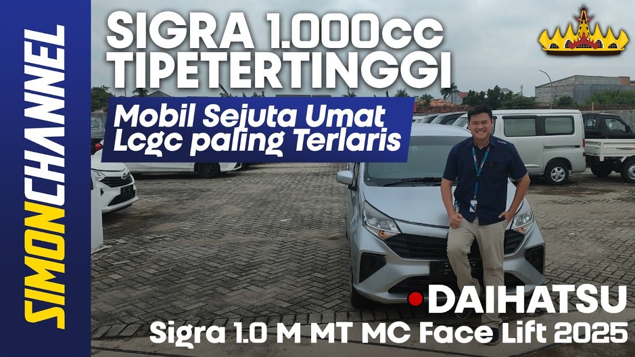 DAIHATSU SIGRA 1.0 M MT MC [B400RS] 2025 - REVIEW INDONESIA
