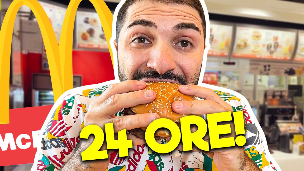 MANGIAMO SOLO McDONALD'S PER 24 ORE 🍔