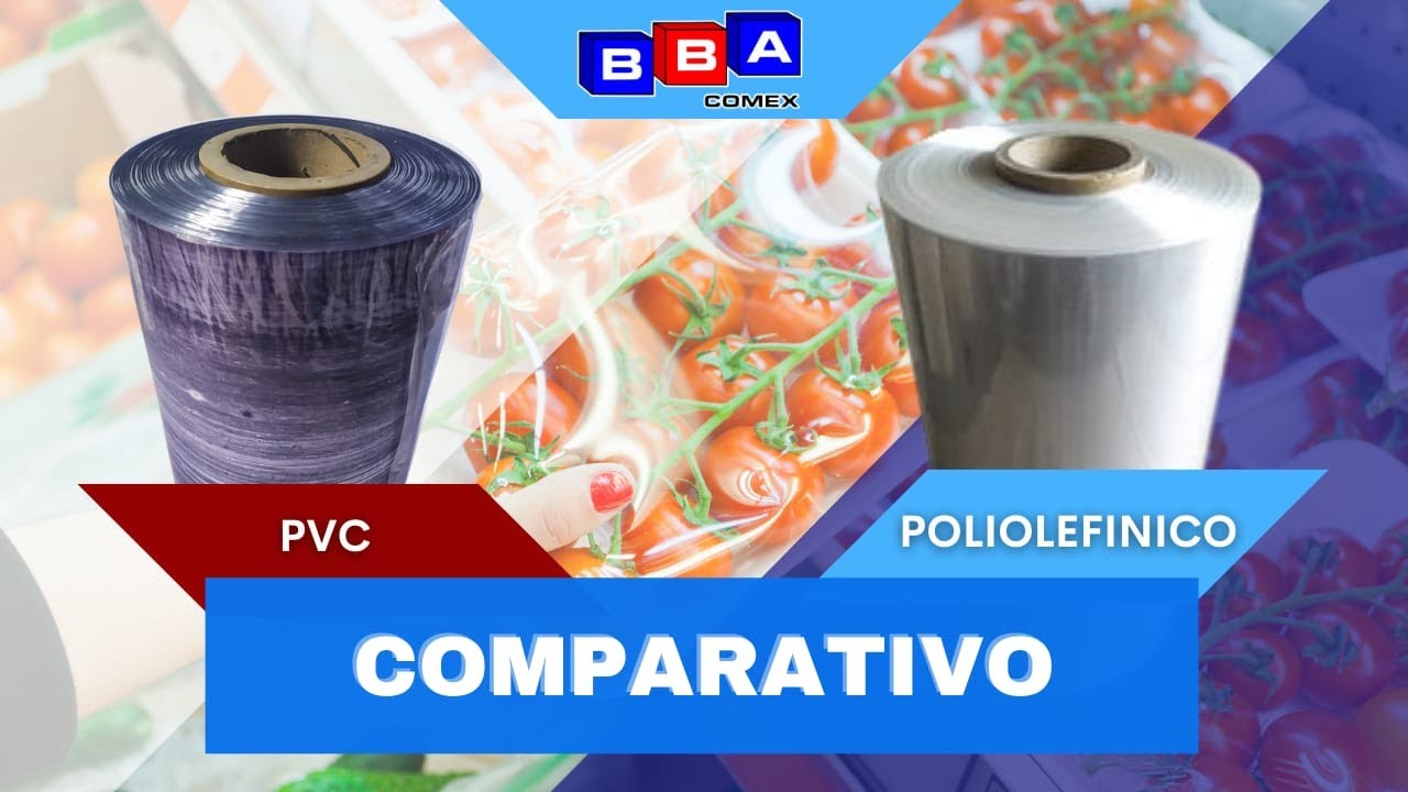 Comparativo Filme PVC x Filme Poliolefínico POF Termoencolhível