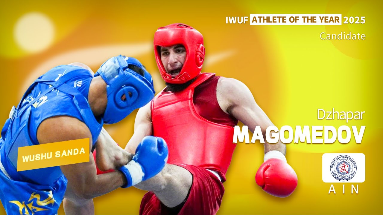 2025 IWUF Wushu Sanda Athelete of the Year male candidates - Dzhapar Magomedov (AIN)