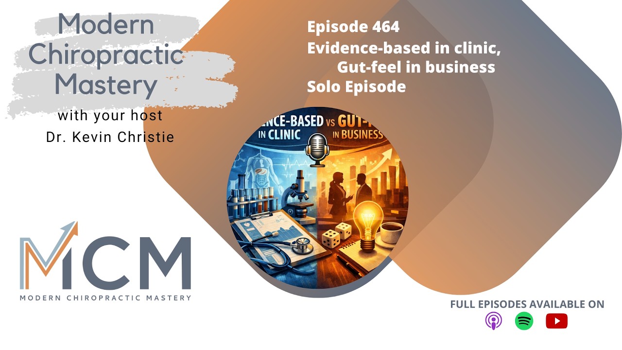 Evidence-based in clinic, Gut-feel in business