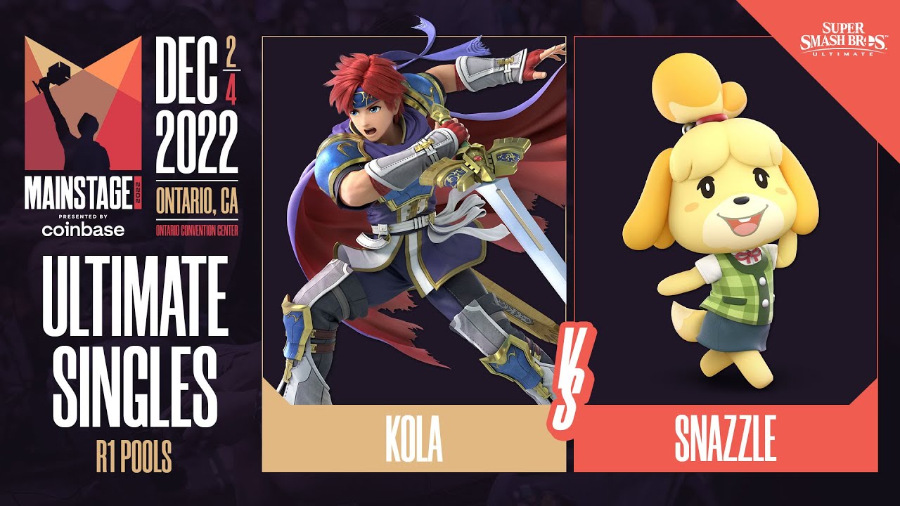 Kola (Roy) vs Snazzle (Isabelle) - Ultimate Singles Pools Winners Round 2  - Mainstage 2022