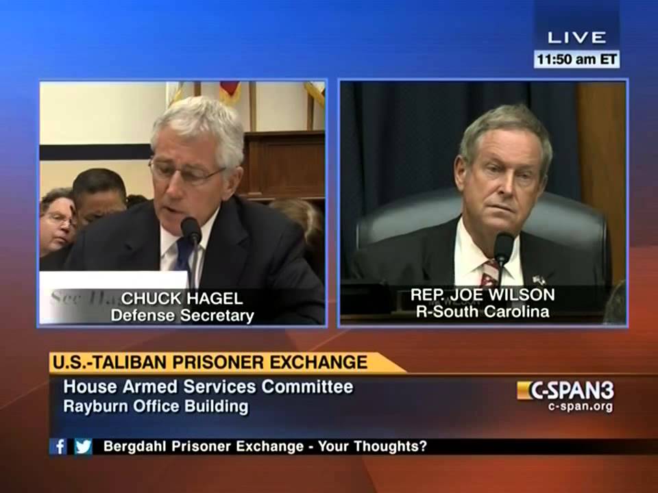 6.11.14 - Congressman Wilson Questions Defense Secretary Hagel about Released Taliban Terrorists