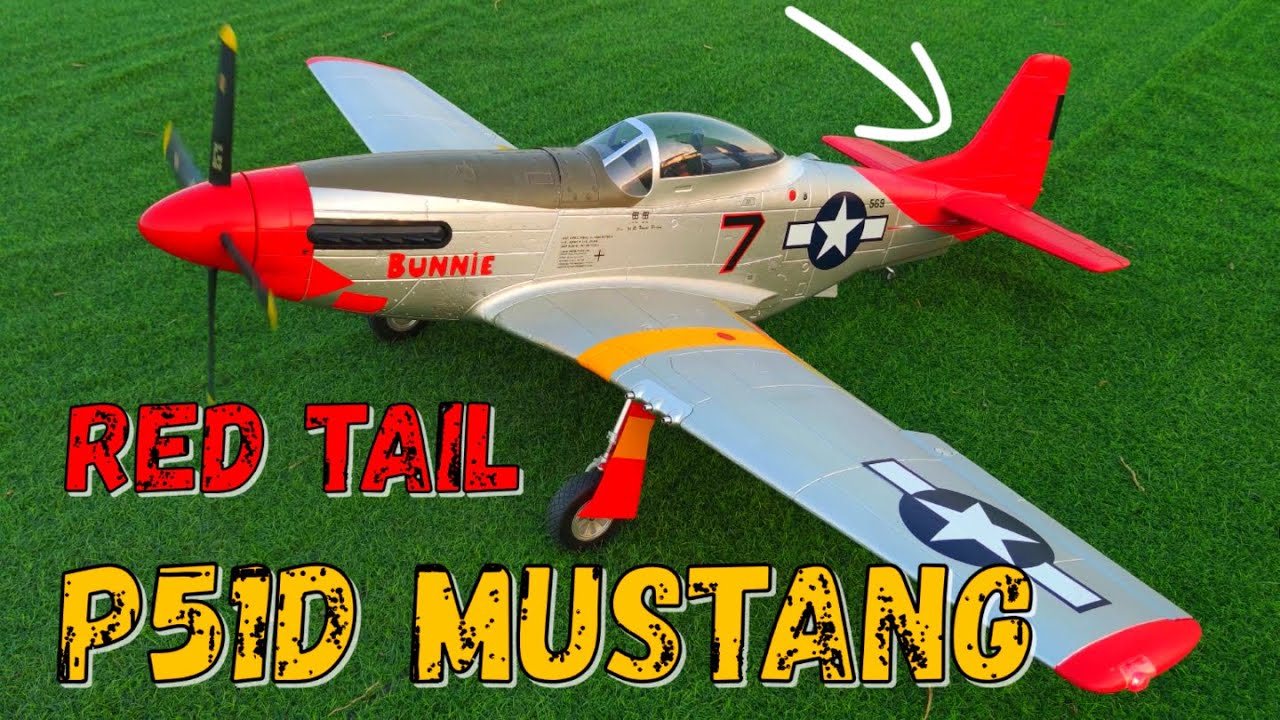 P51D MUSTANG -RED TAIL 1700MM 3300mah 6S 4K