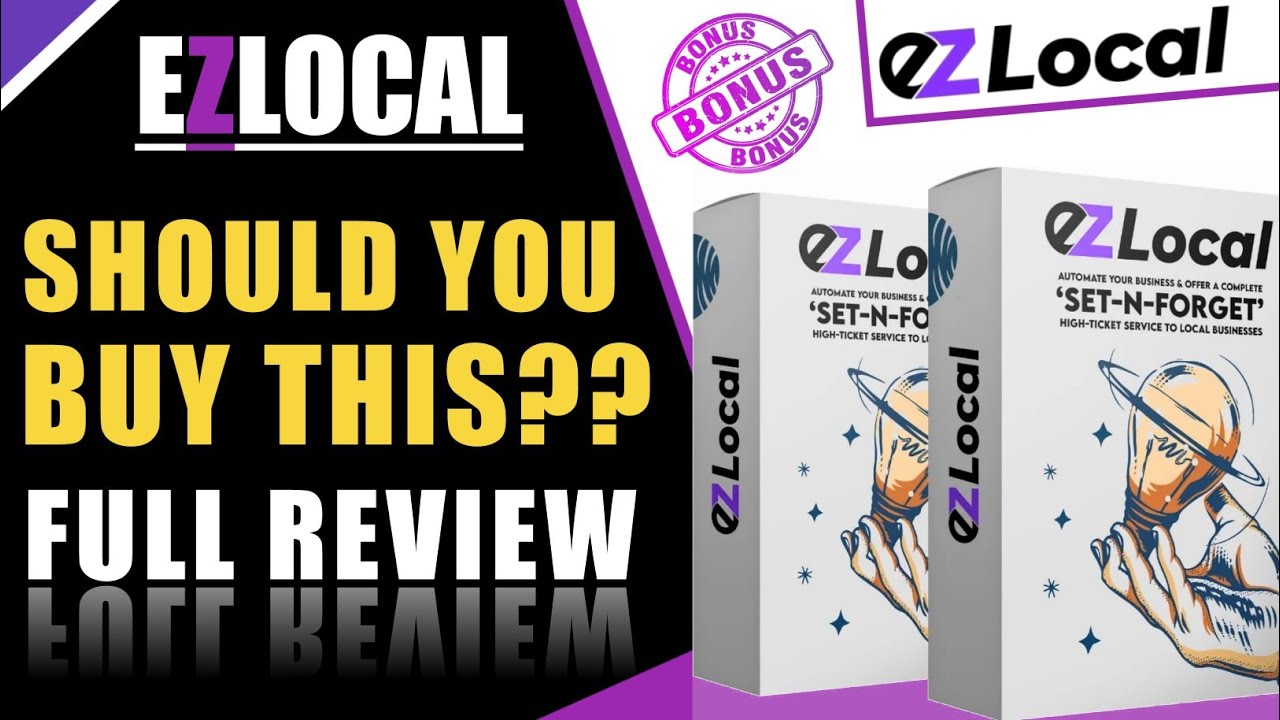 EzLocal Review | Should Buy EZLocal? | EzLocal Review & Bonus | Ezlocal Demo Review | OTOs |