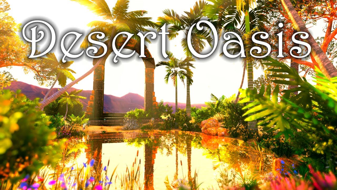 Desert Oasis | Relaxing Medieval Fantasy Ambience and Music