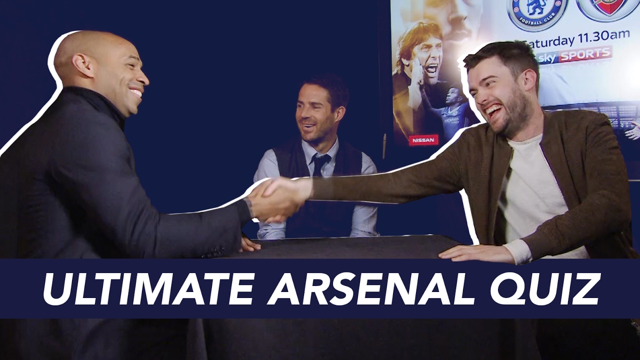 Thierry Henry v Jack Whitehall | ULTIMATE ARSENAL QUIZ!