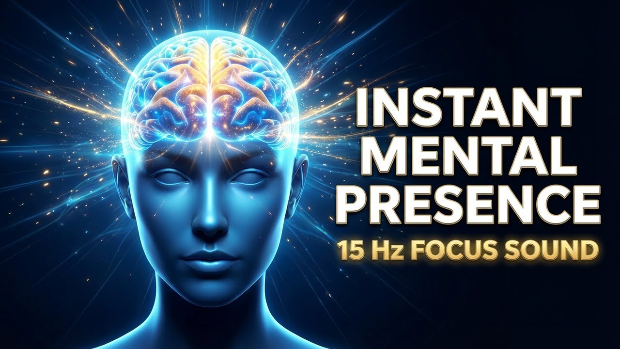 Instant Mental Presence | BETA 15 Hz Focused Awareness Sound