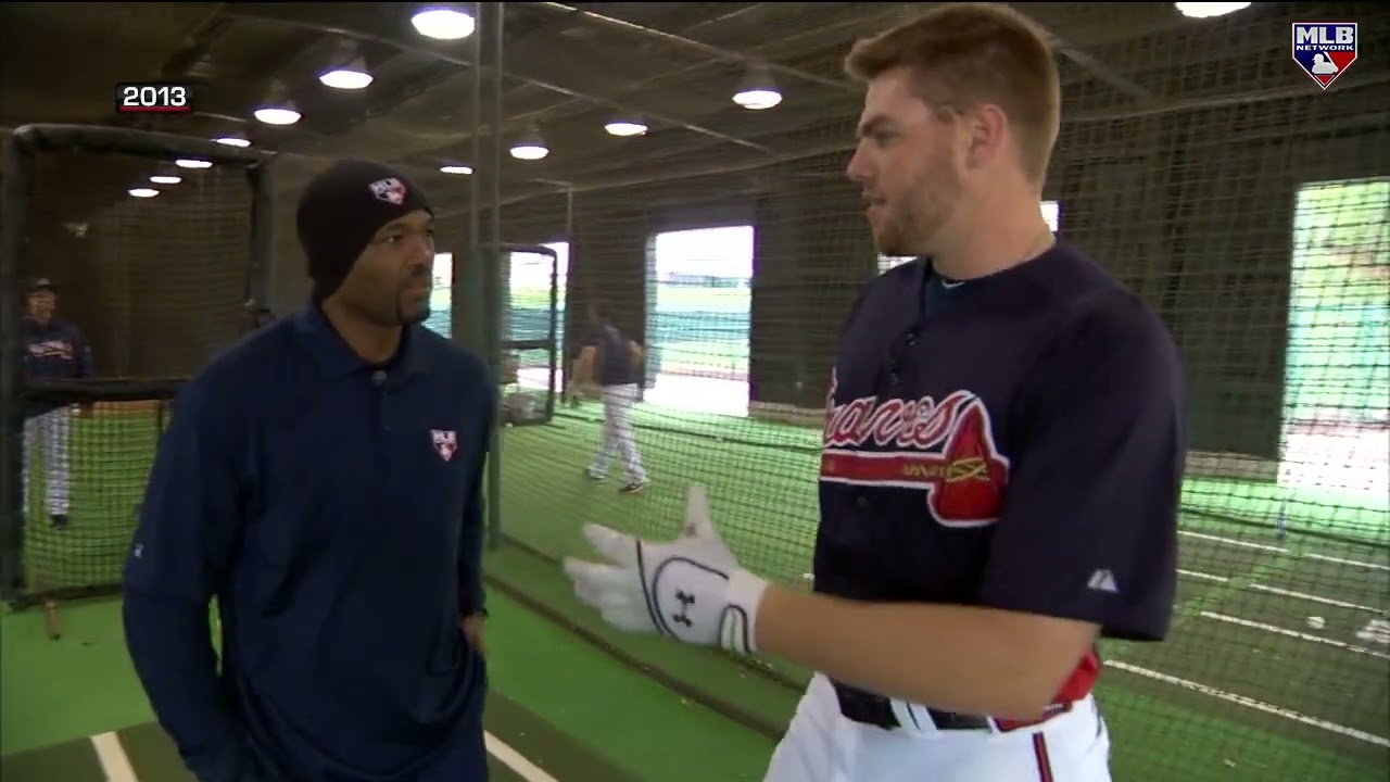 Freeman's handsy hitting drills