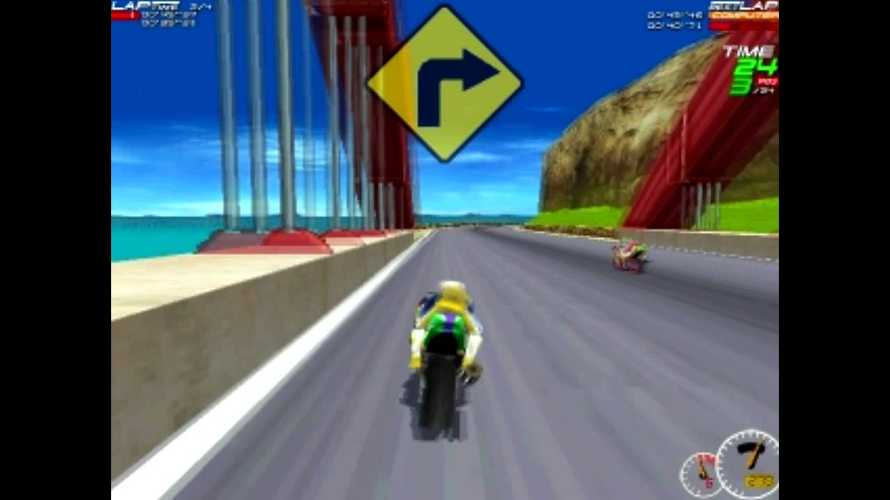 Moto Racer 1997 Gameplay (Speed Bay)