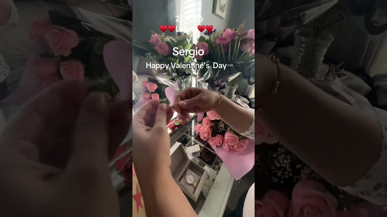 Flores para mi esposa y mis hijas el día de San Valentín 2/14/2026