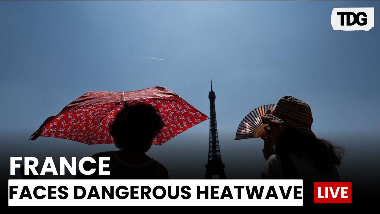 Scorching Temperatures Grip France As Heatwave Continues | Extreme Weather | LIVE