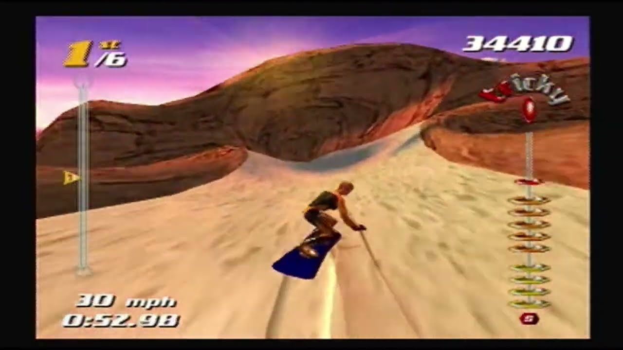 SSX Tricky - Elise World Circuit - гонка Месабланка