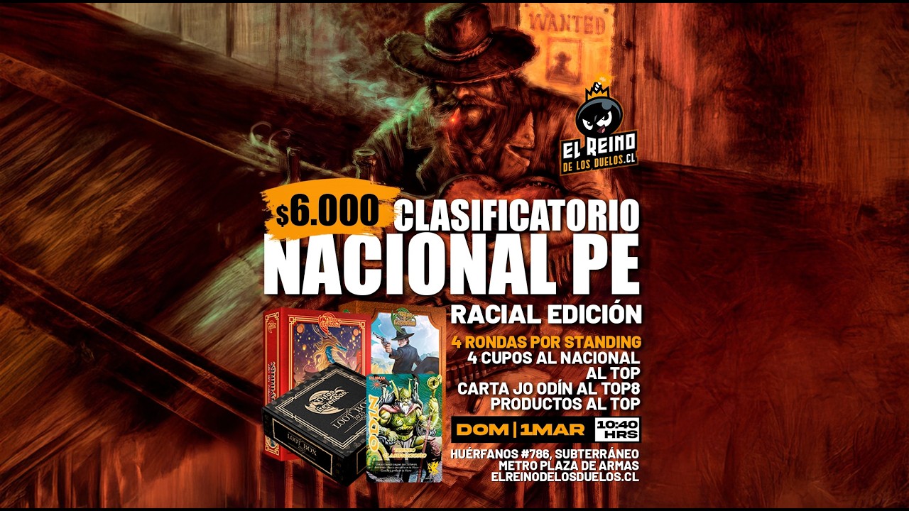Torneo Clasificatorio Nacional Primera Era Racial Edicion - El Reino De Los Duelos // Ronda 4 FINAL