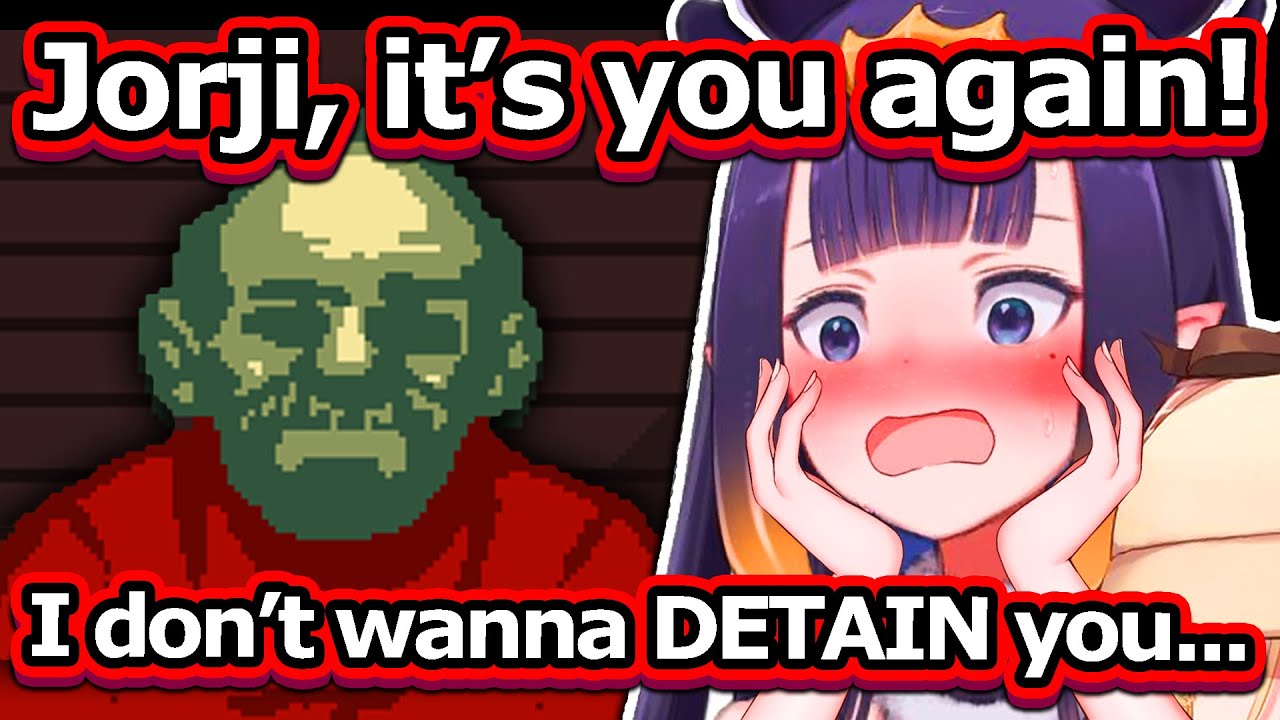 Ina meets the legend himself, Jorji Costava in Papers, Please 【Hololive】