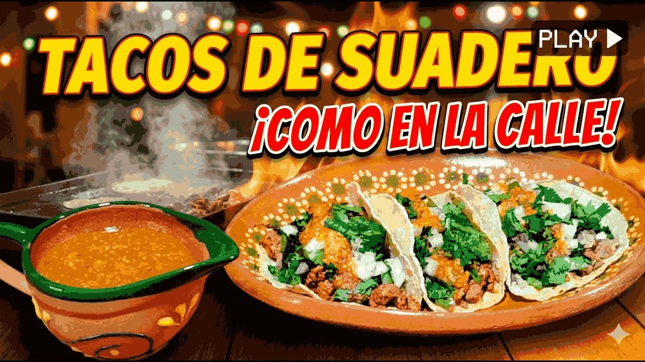 ¡Mejores que los de la calle! Tacos de Suadero Caseros 🌮🤤