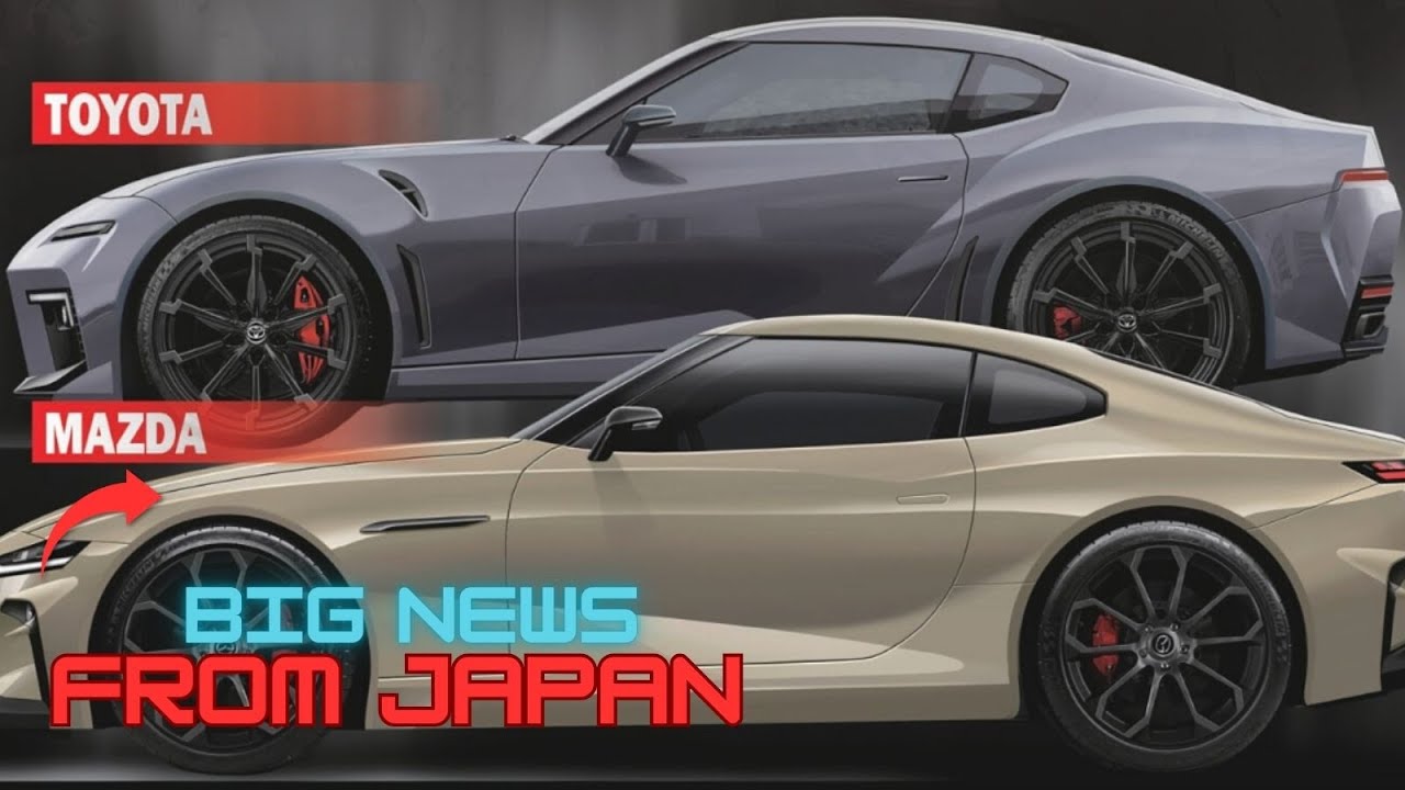 LATEST NEWS FROM JAPAN: MAZDA & TOYOTA CO-DEVELOPING NEW SPORTS CAR INCLUDING NEXT GEN GR SUPRA