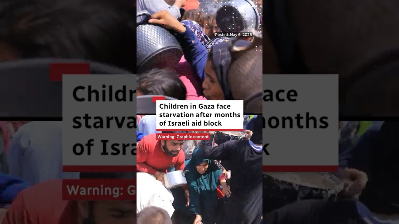 Children in Gaza face starvation after months of Israeli aid block