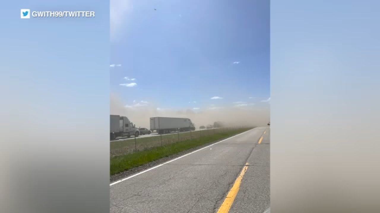 LIVE: ISP gives update on I-55 dust storm crash