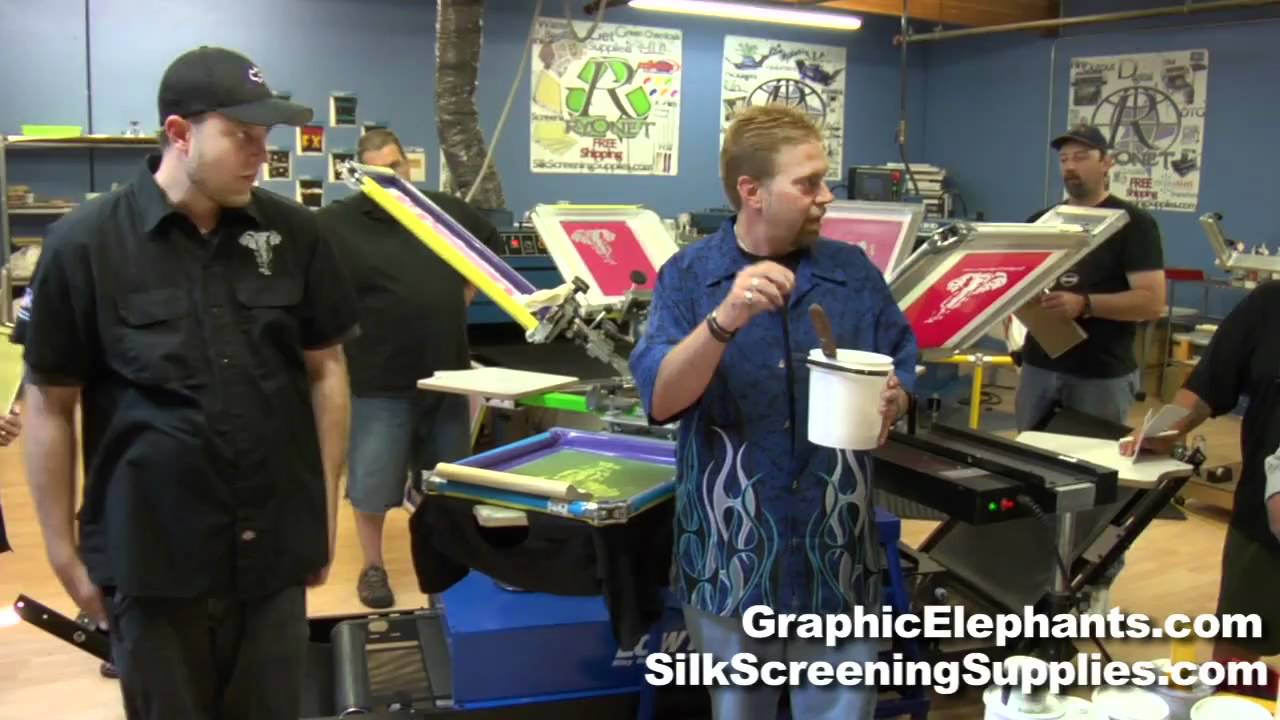 Graphic Elephants Screen Printing Special Effects - Curable Reducer
