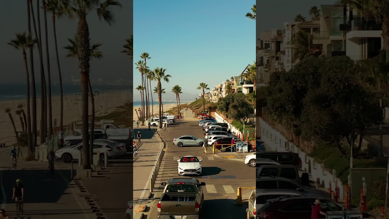 Manhattan beach, California 🌴☀️🌊 #LA #LosAngeles #California #ManhattanBeach #Shorts ￼