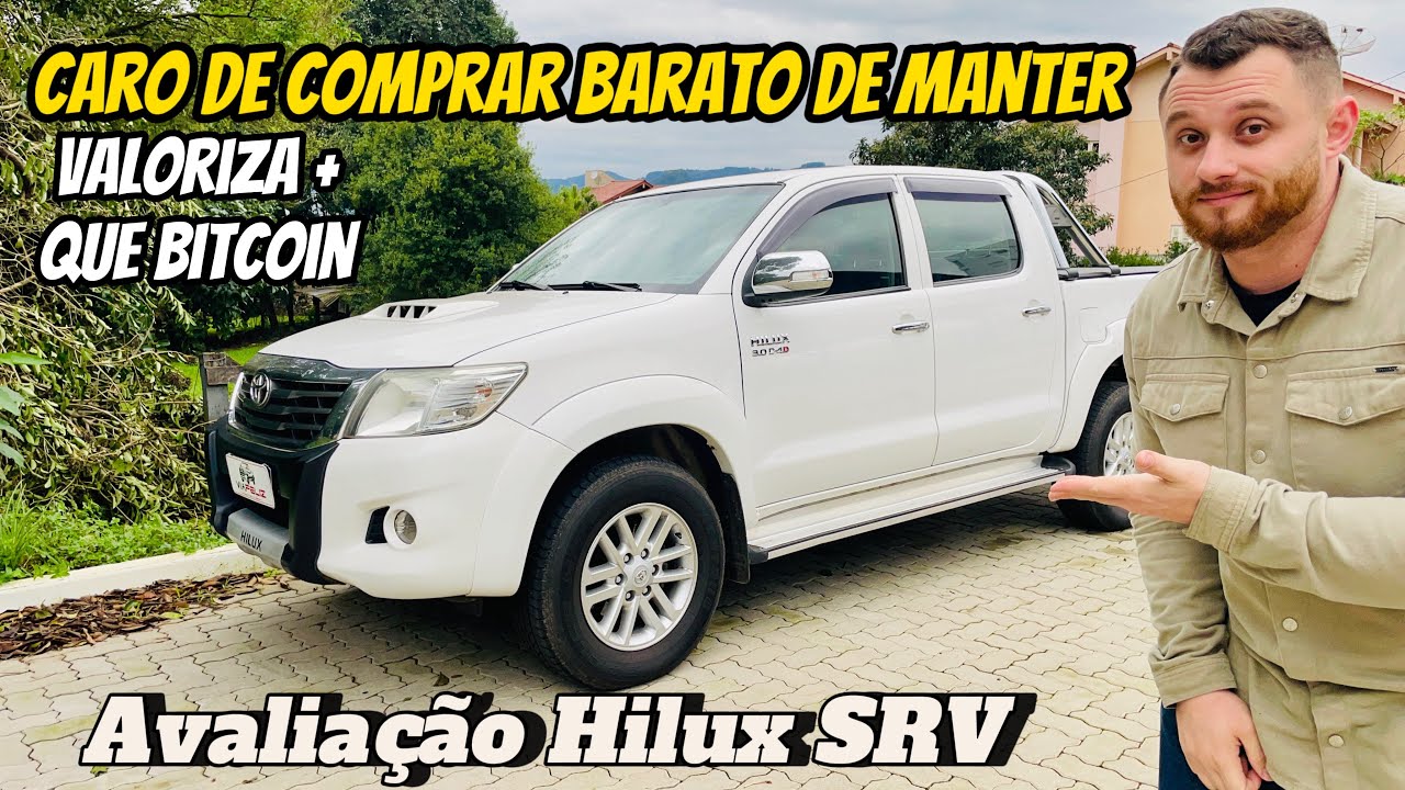 Avaliação Toyota Hilux 2013 SRV 3.0 turbo diesel, não CAI PREÇO, caminhonete barata de manter #hilux