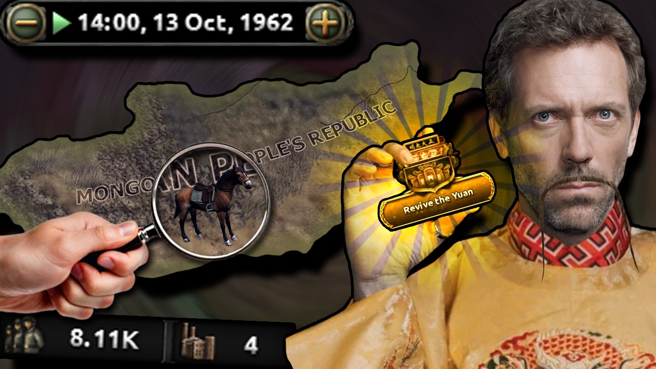 I Revived The GREAT YUAN as Mongolia in HOI4!