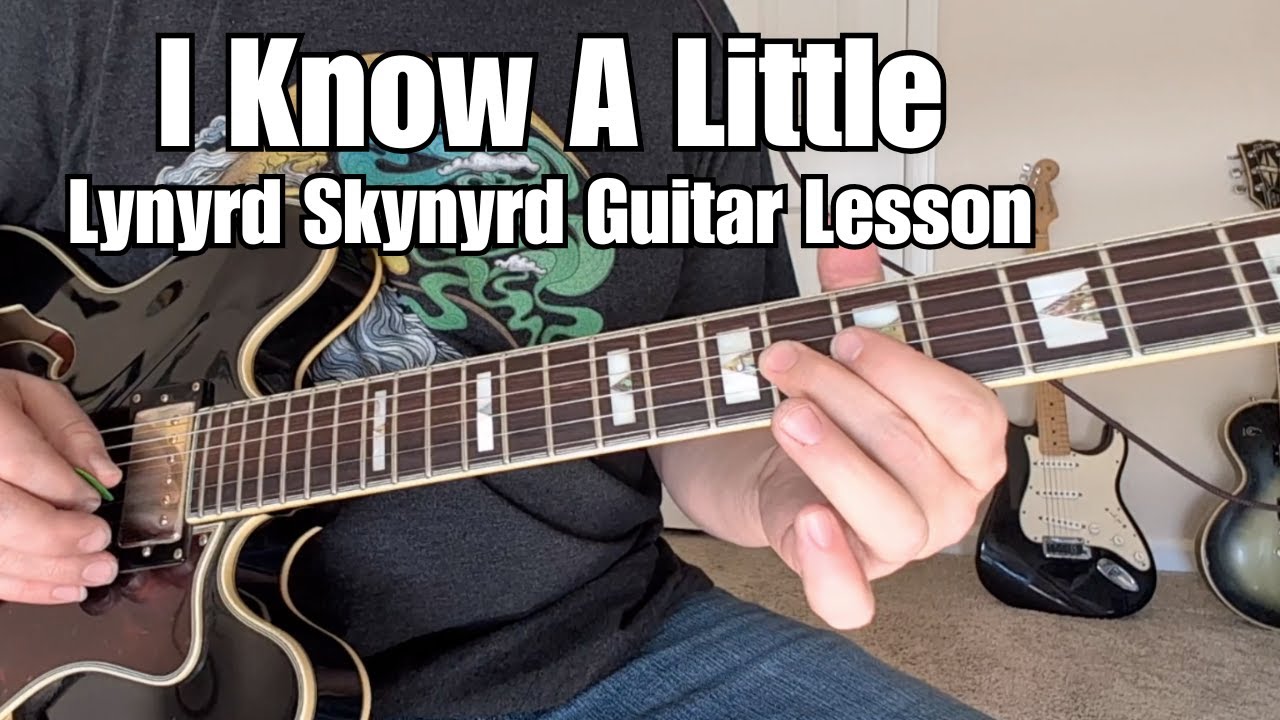 LYNYRD SKYNYRD Guitar Lesson I KNOW A LITTLE w/Tab