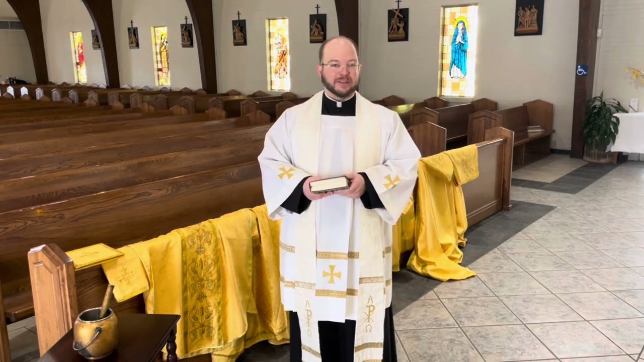 Blessing of Catholic Mass Vestments