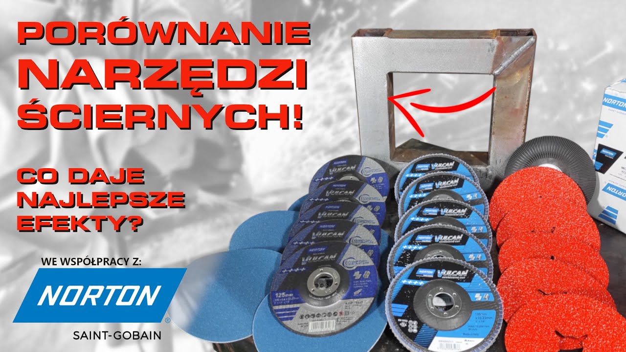 Szlifowanie stali: Jak szybko uzyskać profesjonalne efekty? - Porady od specjalisty marki NORTON!