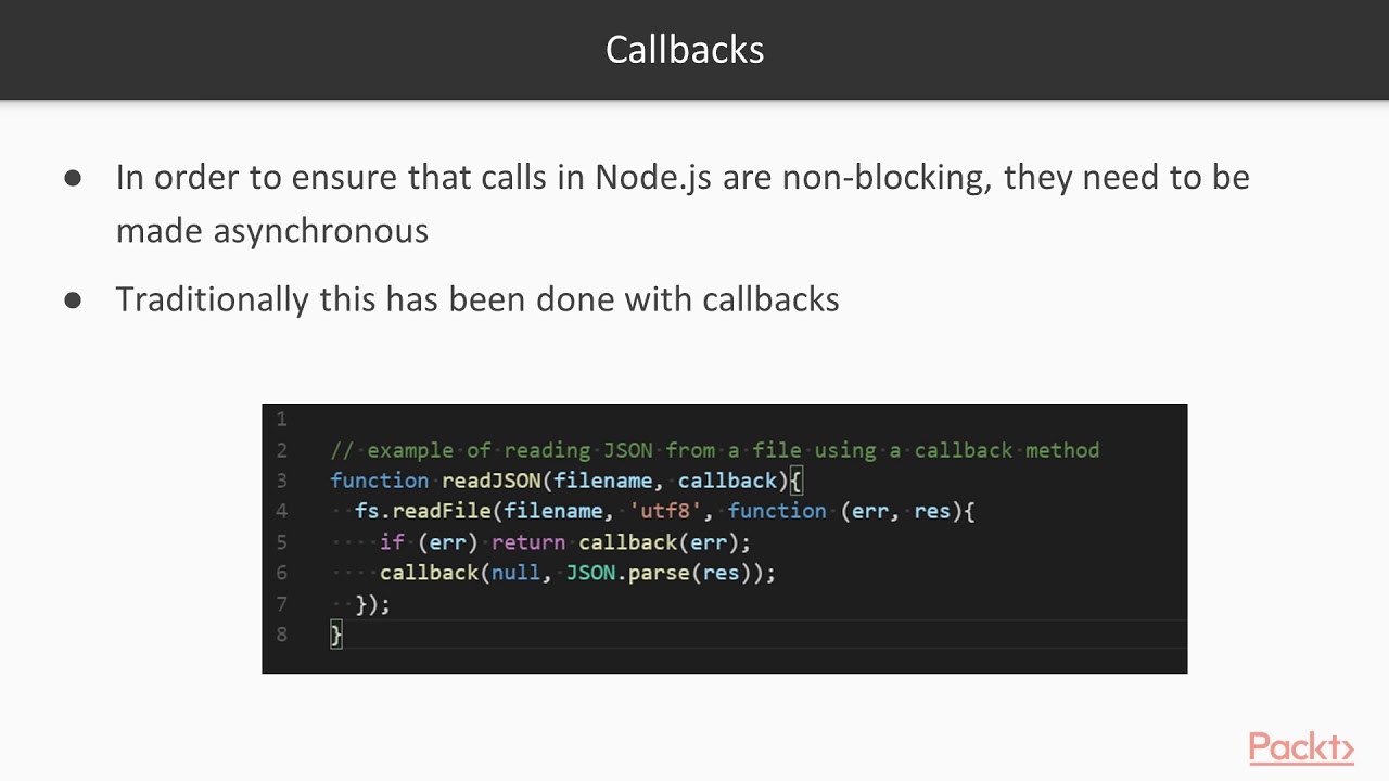 Building Microservices with Node.js: Handling Callbacks Event Emitters Promises | packtpub.com
