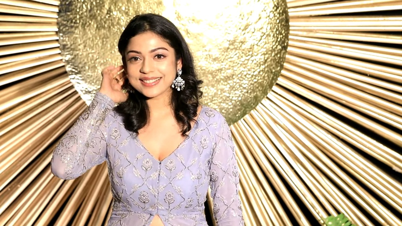 Actress Varsha Bollamma Cute Visuals At #Virosh Reception | Vijay Deverakonda | Rashmika Mandanna