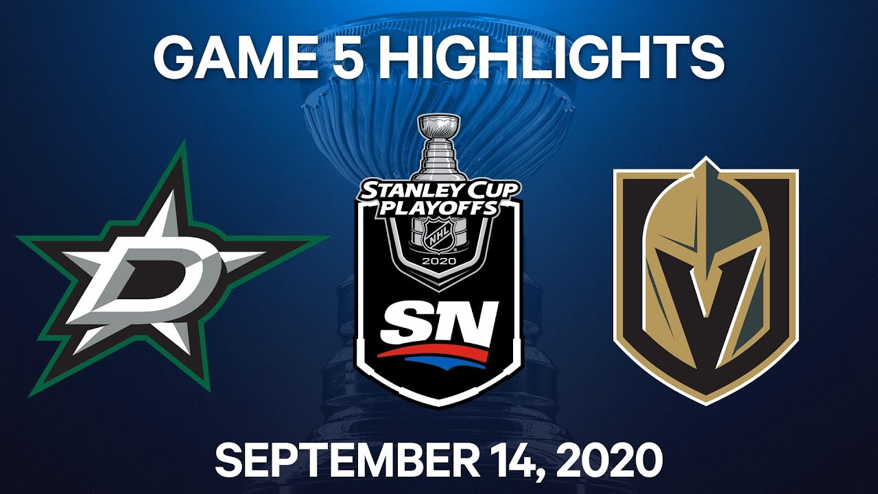 NHL Highlights | 3rd Round, Game 5: Stars vs. Golden Knights - Sep 14, 2020