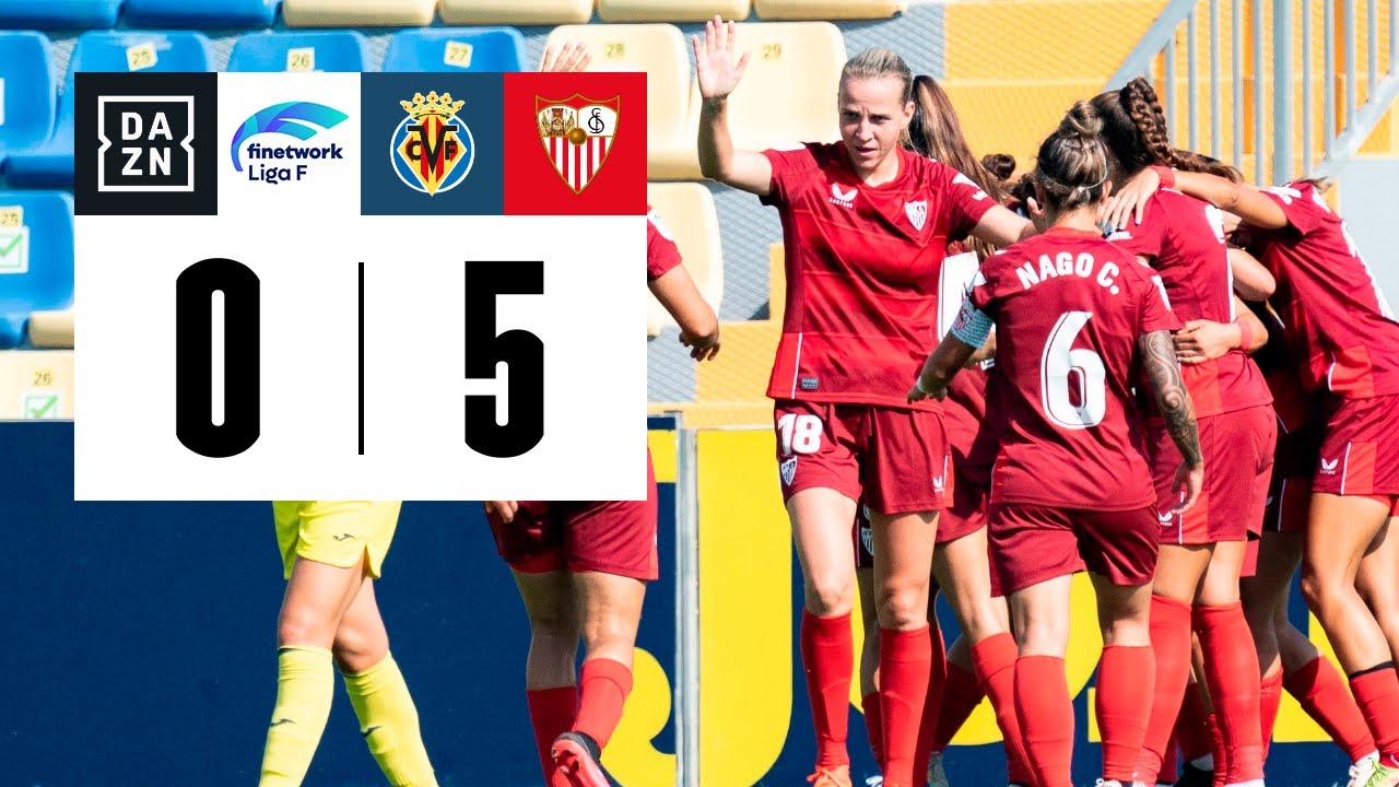 Villarreal CF vs Sevilla FC (0-5) | Resumen y goles | Highlights Liga F