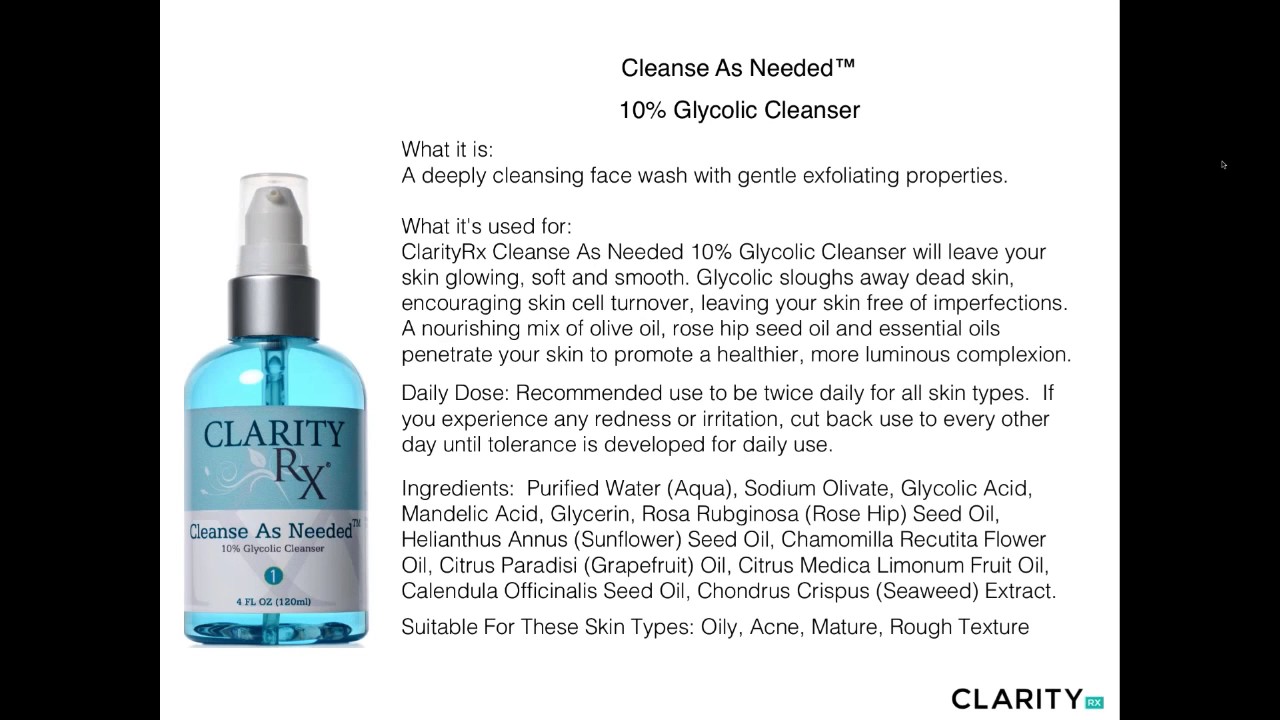 Introduction to ClarityRx + Product Knowledge