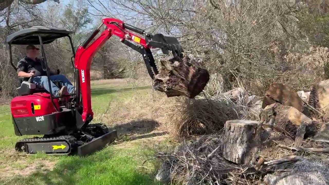 New 20 horsepower Kubota diesel 2 ton mini excavator for sale 10,900