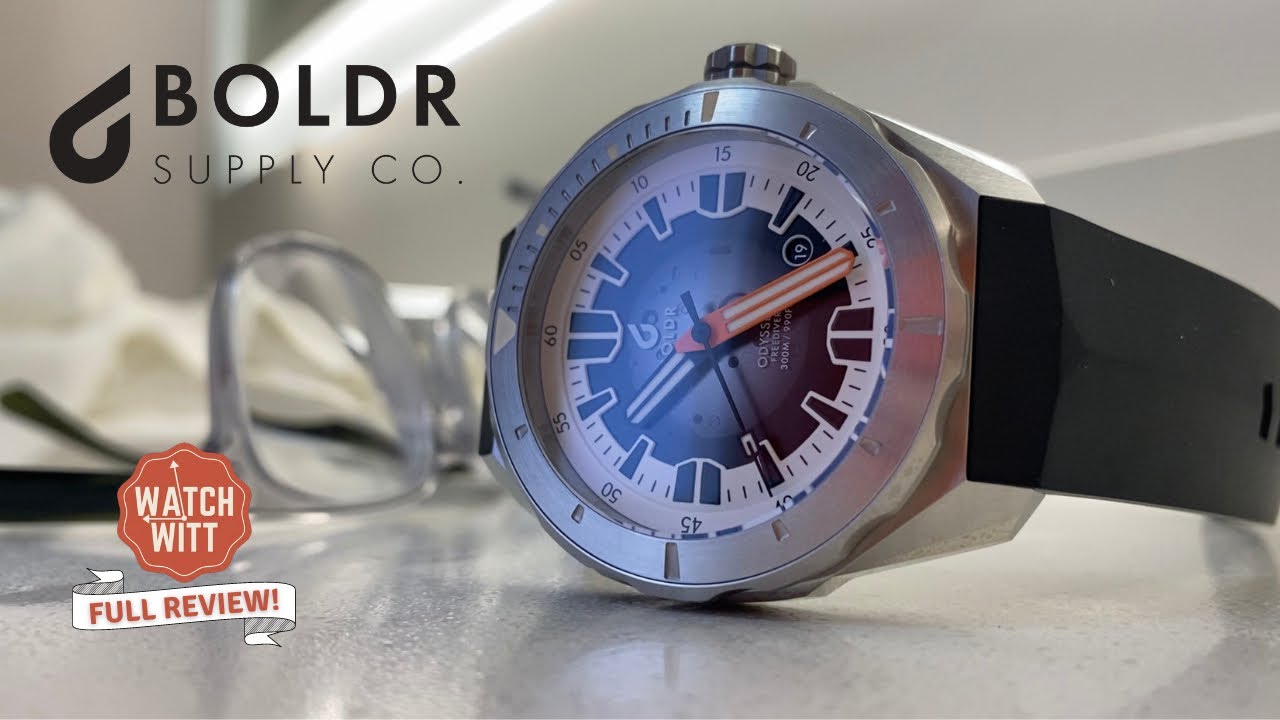 300m Dive Watch w/ Translucent Dial! BOLDR Odyssey Freediver WB1985 Review