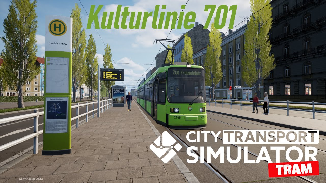 City Transport Simulator: Tram #012 - Mit dem Update auf der Kulturlinie