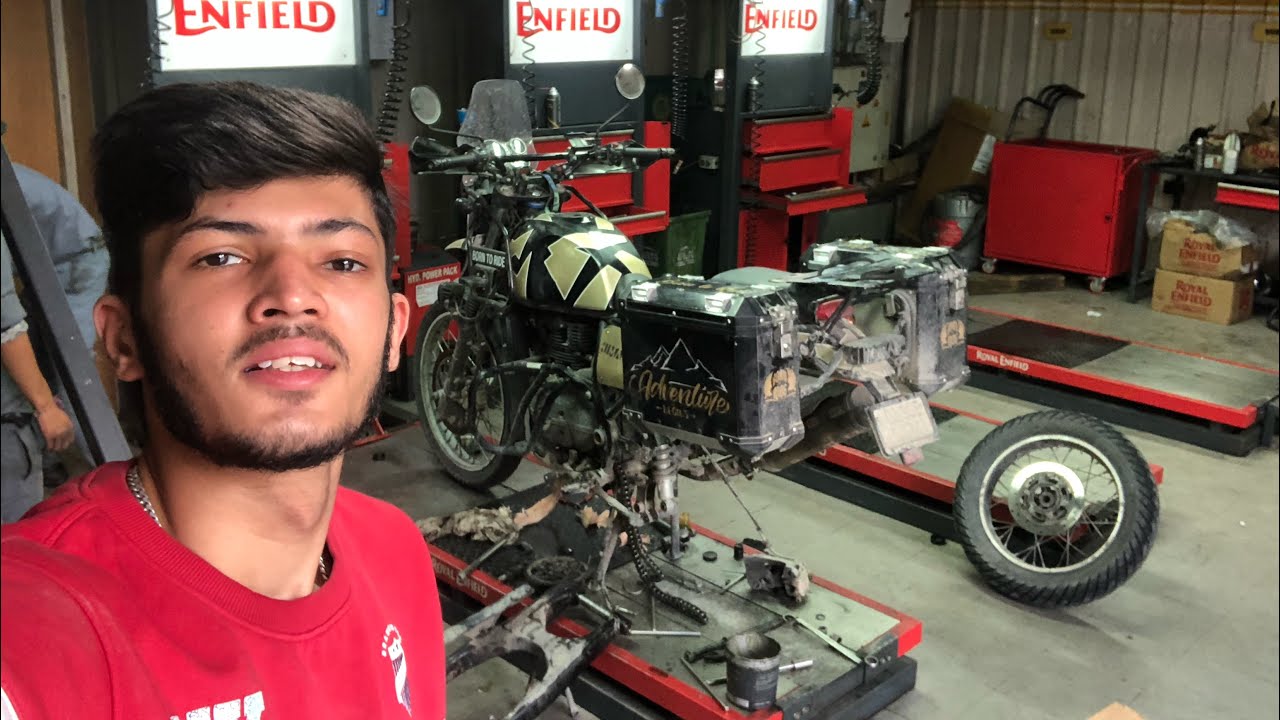 Preparing Royal Enfield Himalayan For Long Ride!! 😍😍