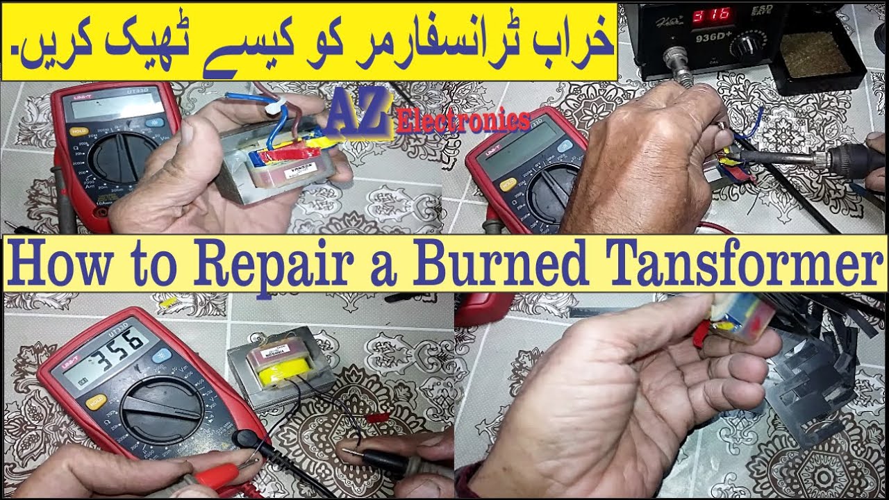 #11 How to repair a transformer | Thermal fuse is burned | Transformer.