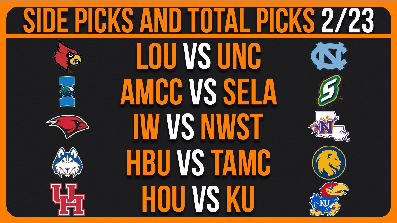 College Basketball Picks & Predictions Today 2/23/26 | NCAAB Picks Today