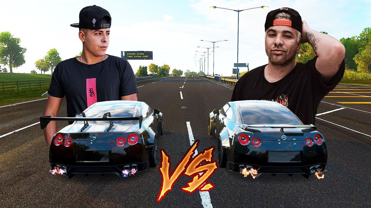 RENATO GARCIA VS PIUZINHO - NISSAN GTR VS NISSAN GTR
