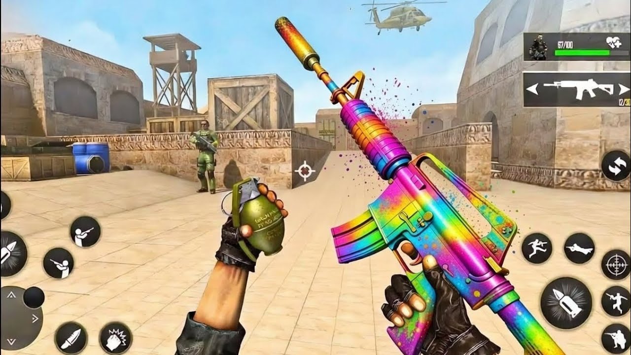 🤯💥 New Fps shooter game Android 📲 gameplay video 🔥 banduk wala game Android gameplay 🔥🎯#fpsgames 