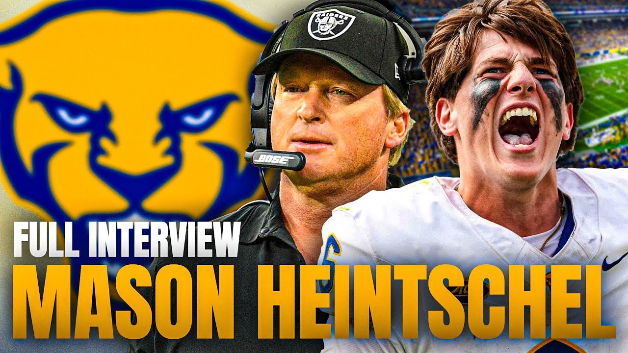 Pitt QB Mason Heintschel FULL INTERVIEW | Gruden Goes Long