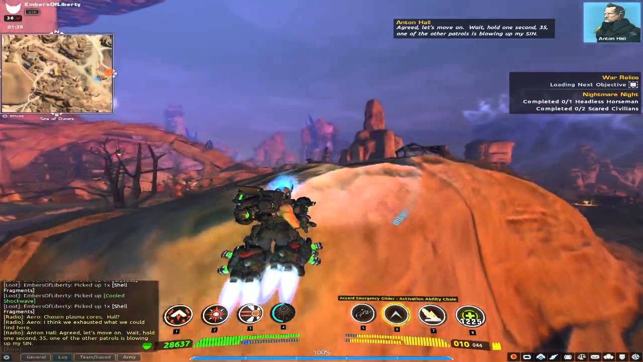 Firefall PvE ARES Jobs Astrek Reputation Andreev Station