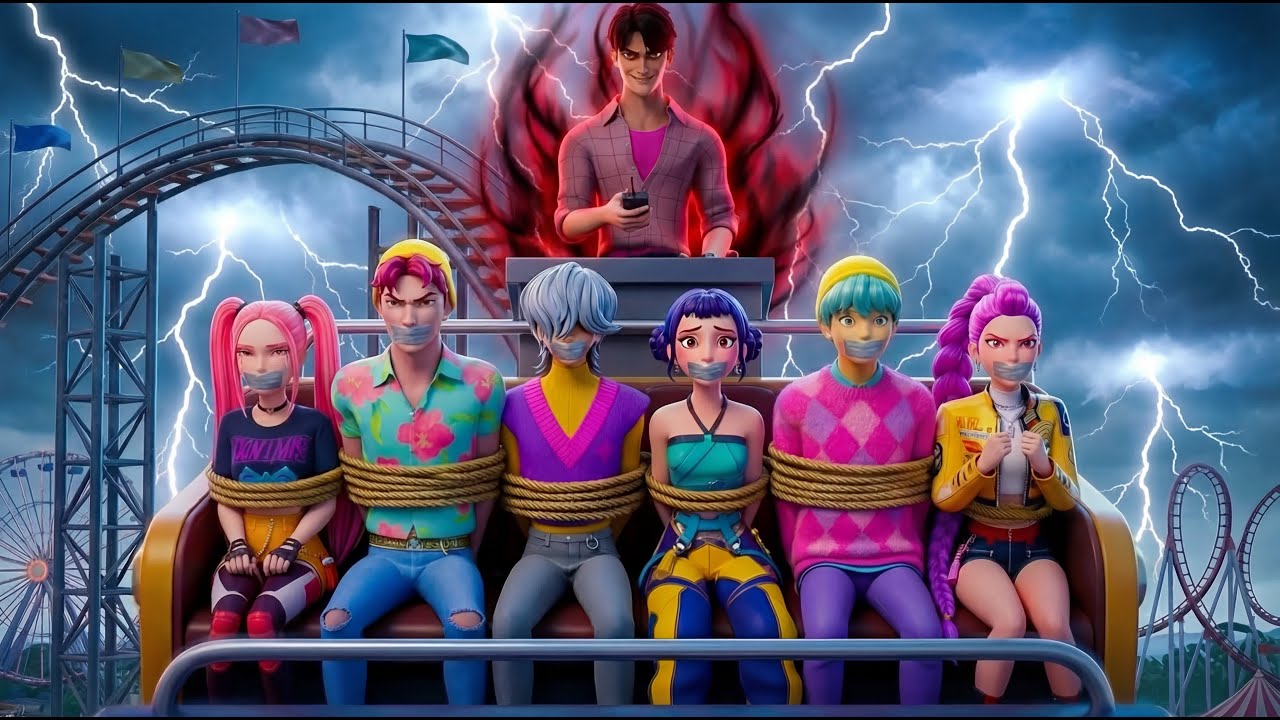 OMG! No Escape… Roller Coaster of Doom for Rumi’s Team 😱🎢| KPOP Demon Hunters