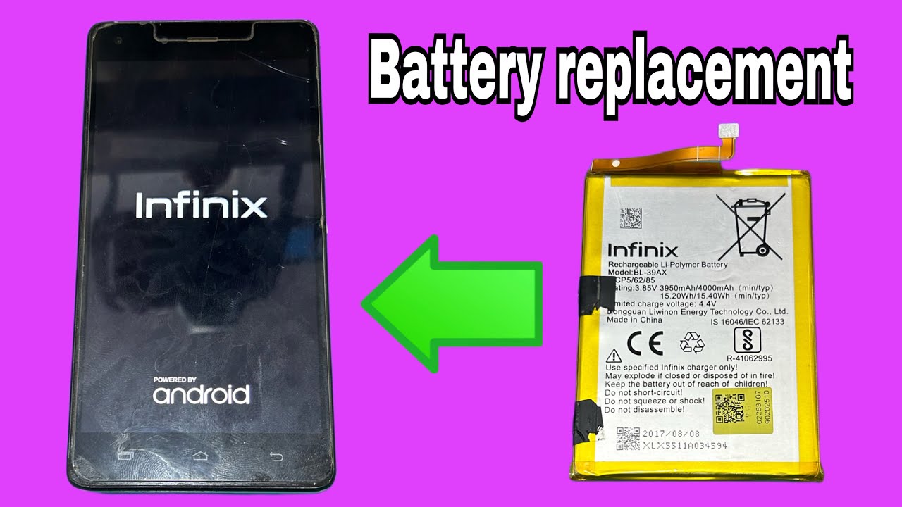 infinix x5515b battery replacement / infinix hot 4 pro battery problem