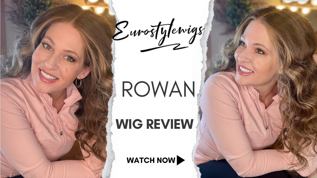 Eurostylewigs Rowan Wig Review- Glorious Ash Brown Wavy Hair w/Golden Highlights @eurostylewigs9476 