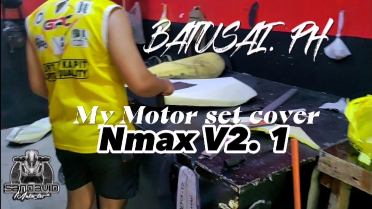 Boss Batusai tabas   Upoan ng Nmax ko  flat setcover rubberised #boss batusai.ph #sandavidmototv