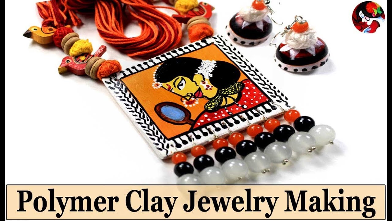 DIY Handmade Polymer Clay Jewelry Making | How to make Customized Terracotta Jewellery at Home